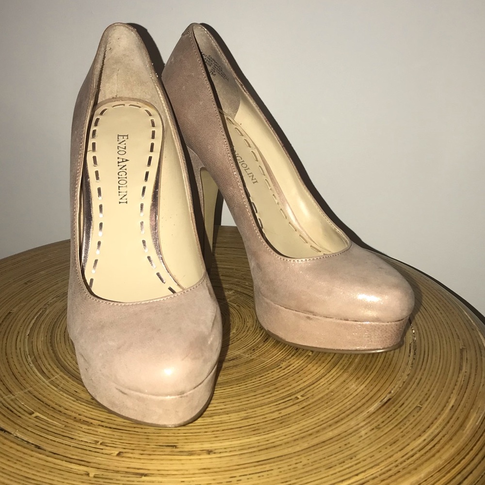Enzo Heels Nude Size 7